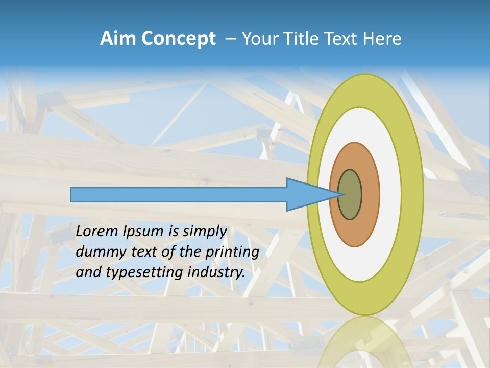 Project Property Wall Roofing PowerPoint Template