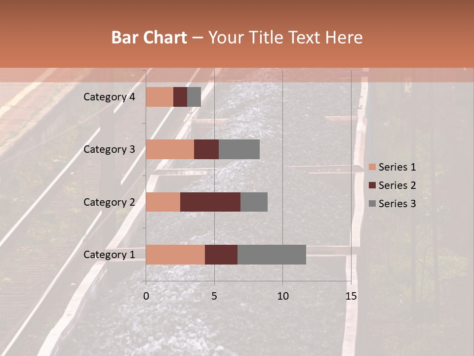 Track Railway Container PowerPoint Template