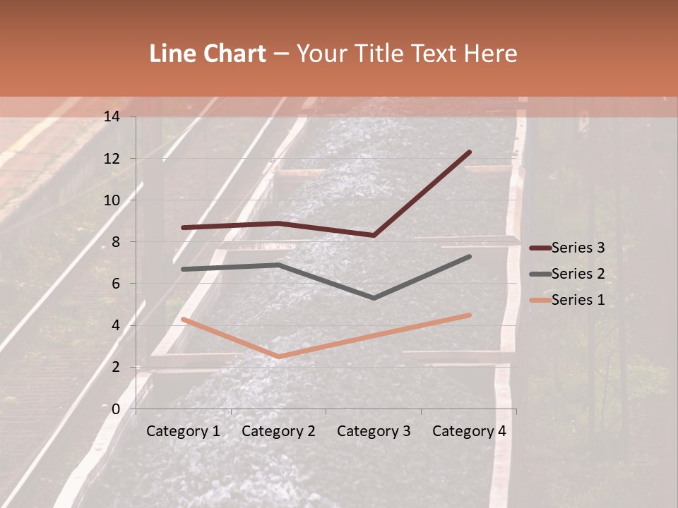 Track Railway Container PowerPoint Template