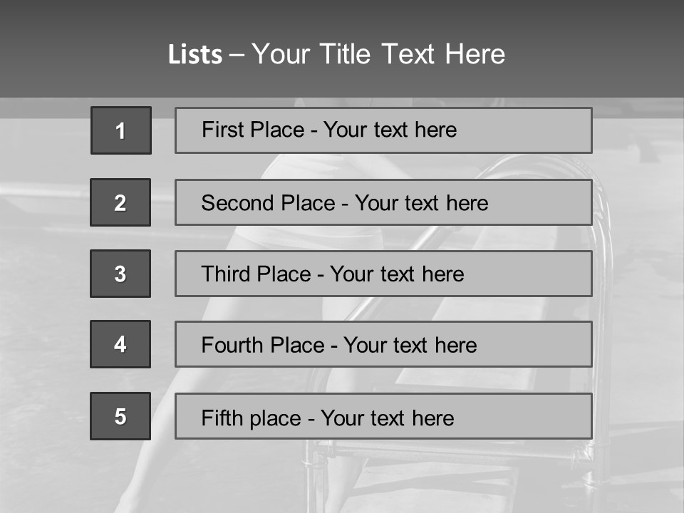Test Relax Female PowerPoint Template