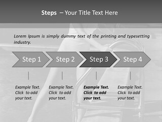 Test Relax Female PowerPoint Template