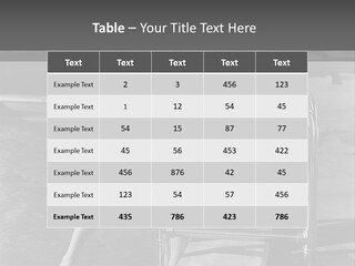 Test Relax Female PowerPoint Template