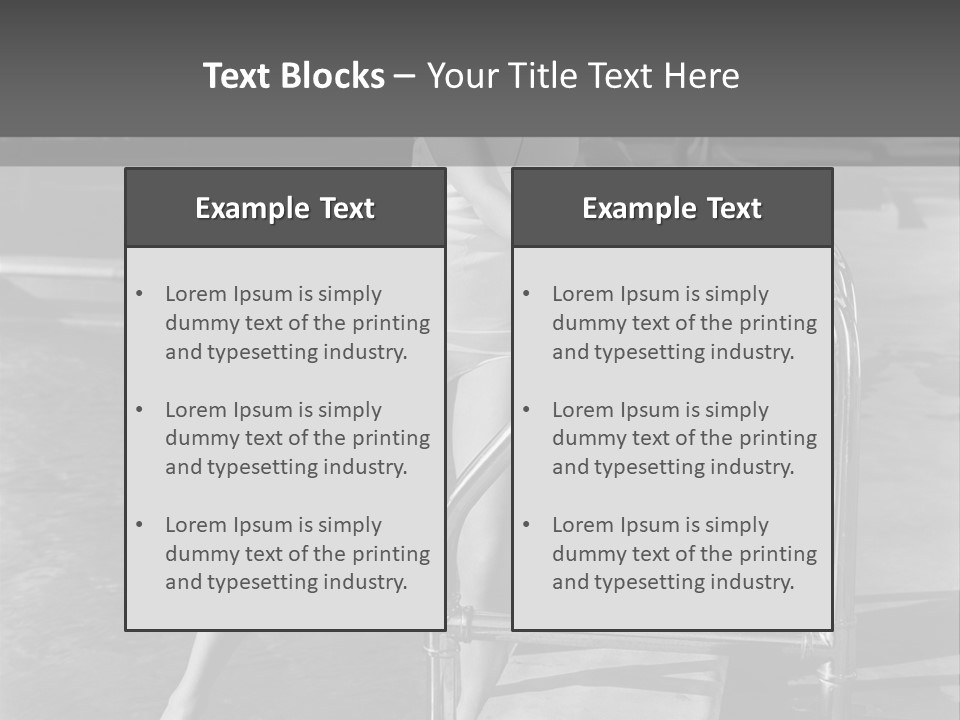 Test Relax Female PowerPoint Template