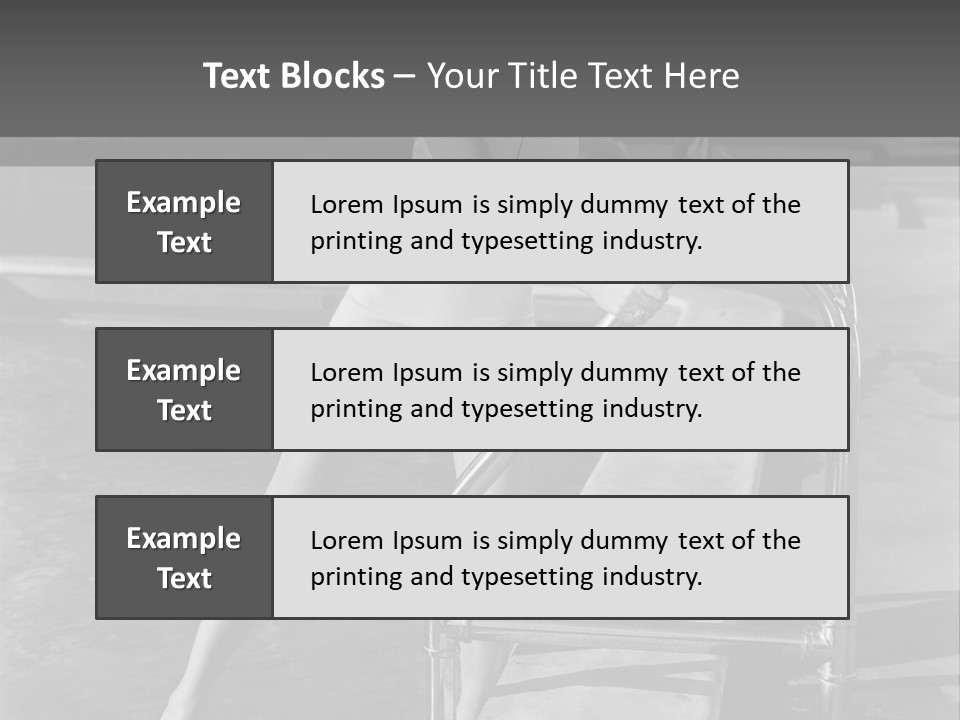 Test Relax Female PowerPoint Template