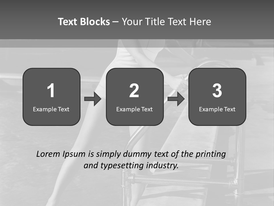 Test Relax Female PowerPoint Template