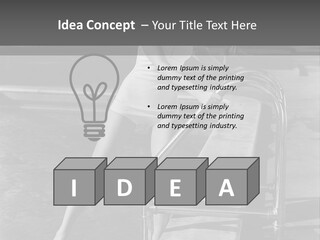 Test Relax Female PowerPoint Template