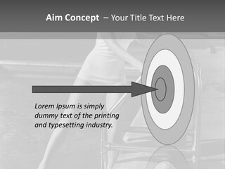 Test Relax Female PowerPoint Template