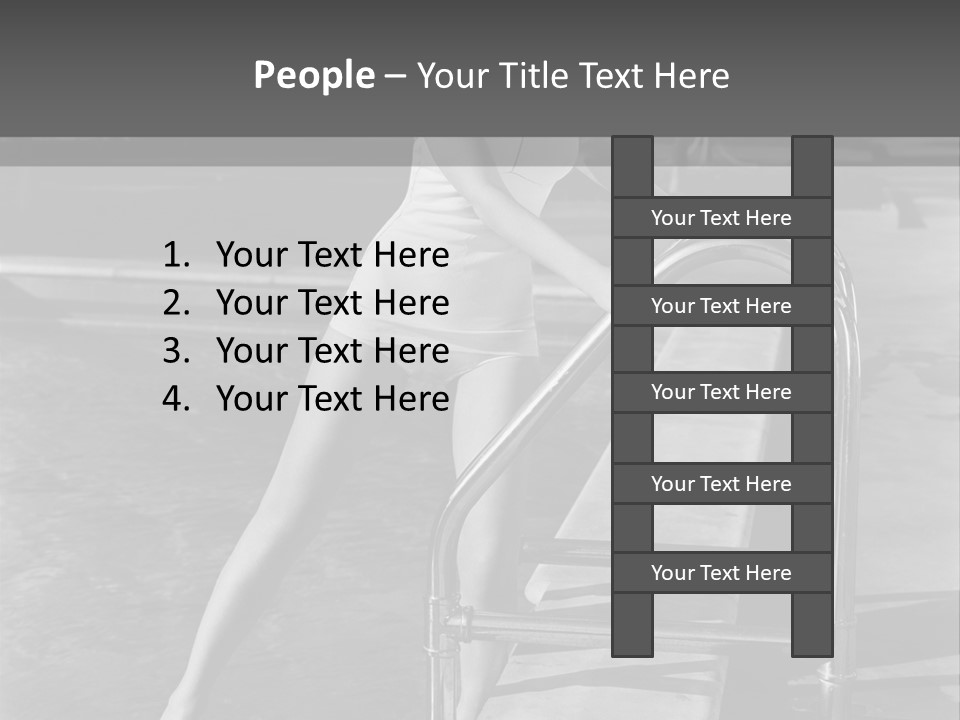 Test Relax Female PowerPoint Template