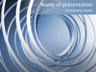 Infinite Form Wave PowerPoint Template