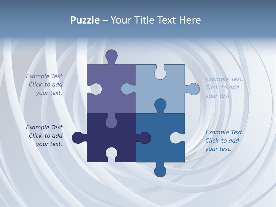 Infinite Form Wave PowerPoint Template