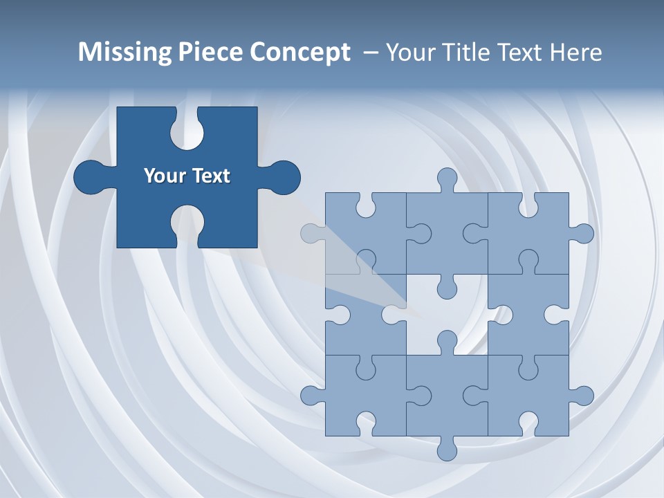 Infinite Form Wave PowerPoint Template