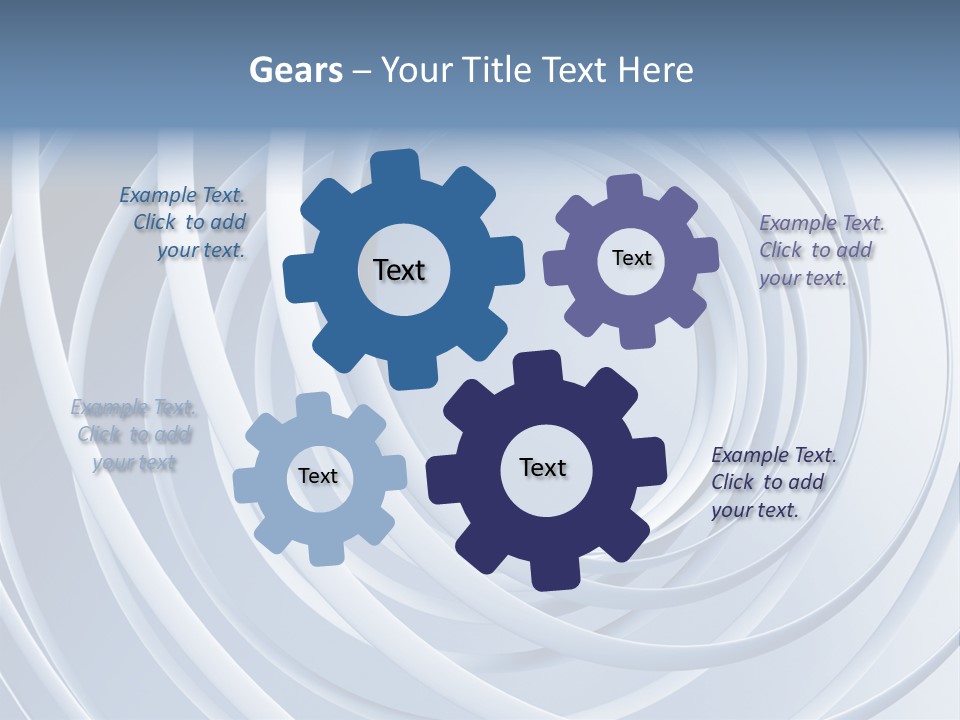 Infinite Form Wave PowerPoint Template
