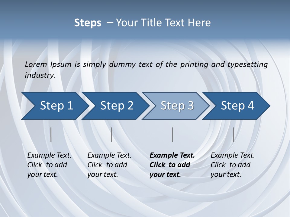 Infinite Form Wave PowerPoint Template