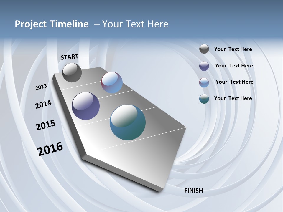 Infinite Form Wave PowerPoint Template