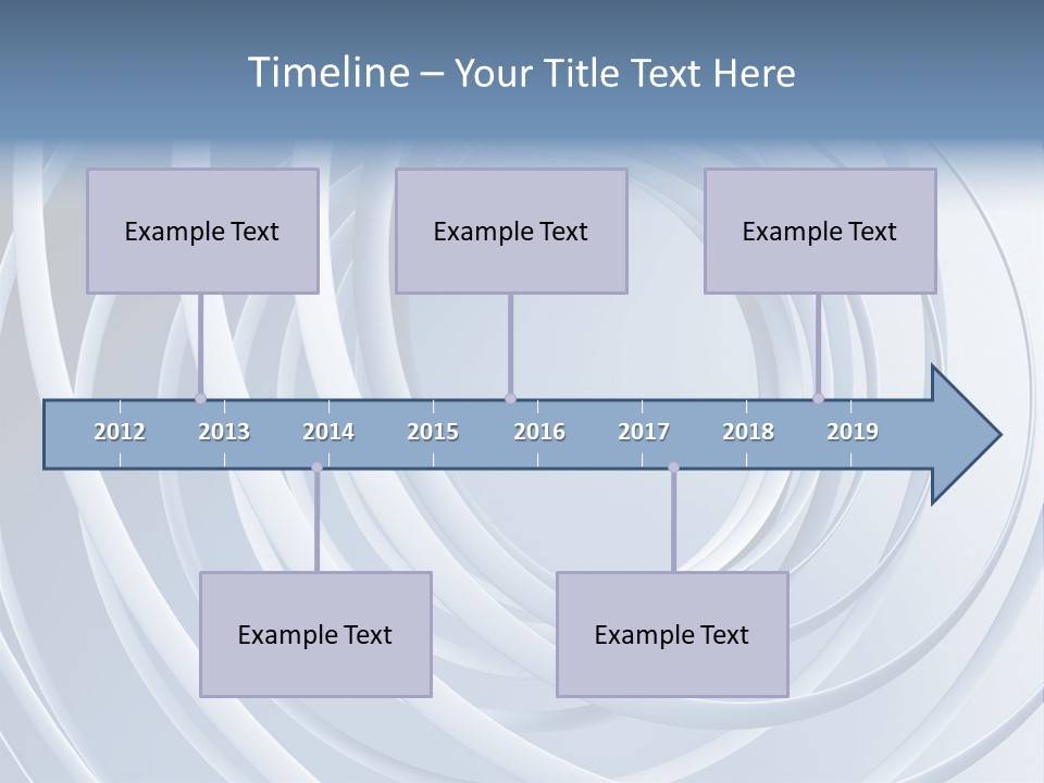 Infinite Form Wave PowerPoint Template
