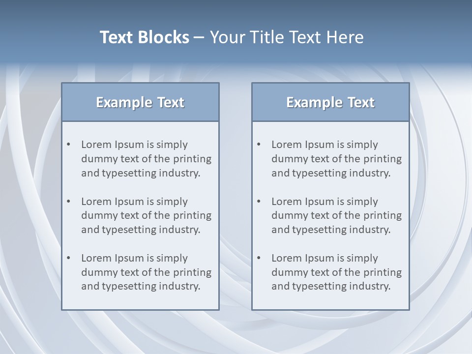 Infinite Form Wave PowerPoint Template