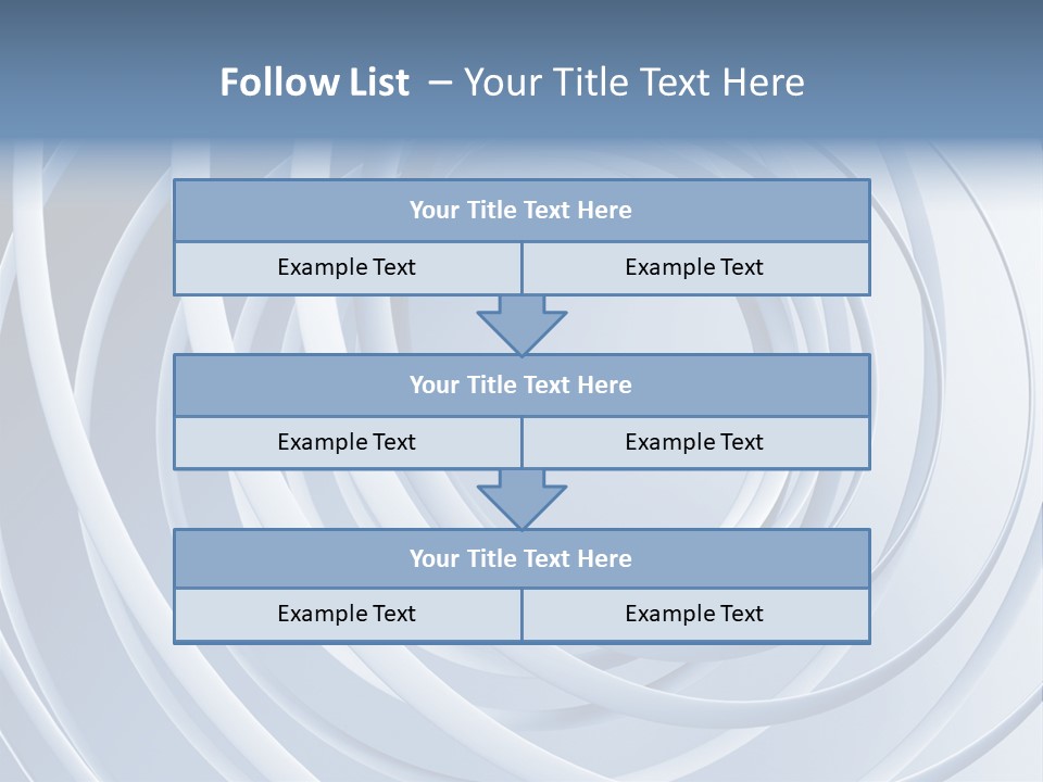Infinite Form Wave PowerPoint Template