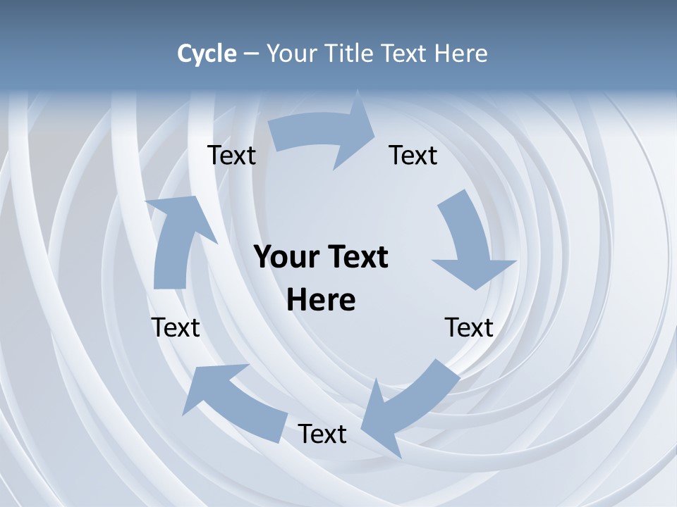 Infinite Form Wave PowerPoint Template