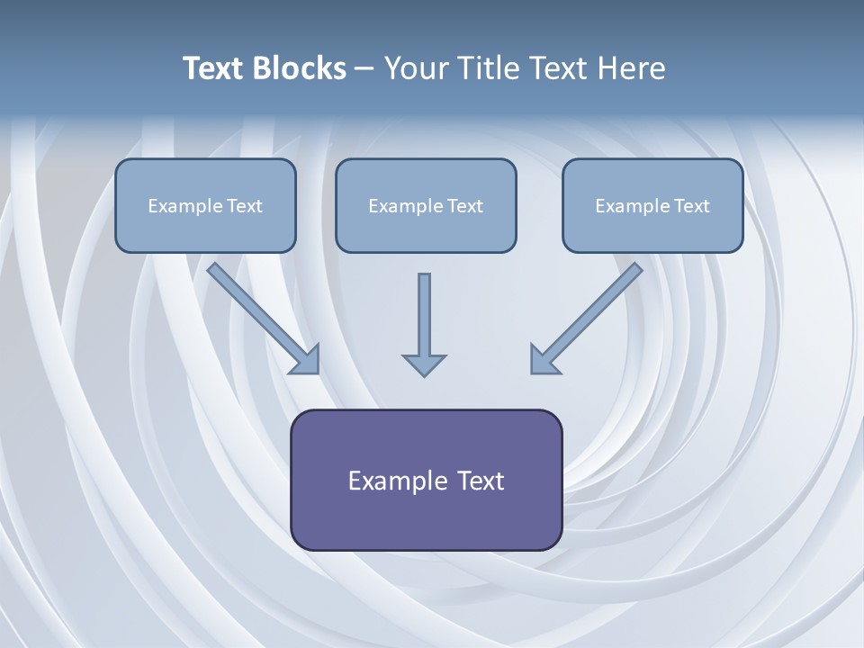 Infinite Form Wave PowerPoint Template