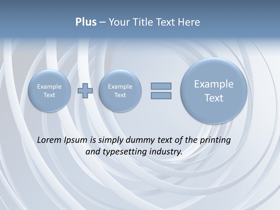 Infinite Form Wave PowerPoint Template