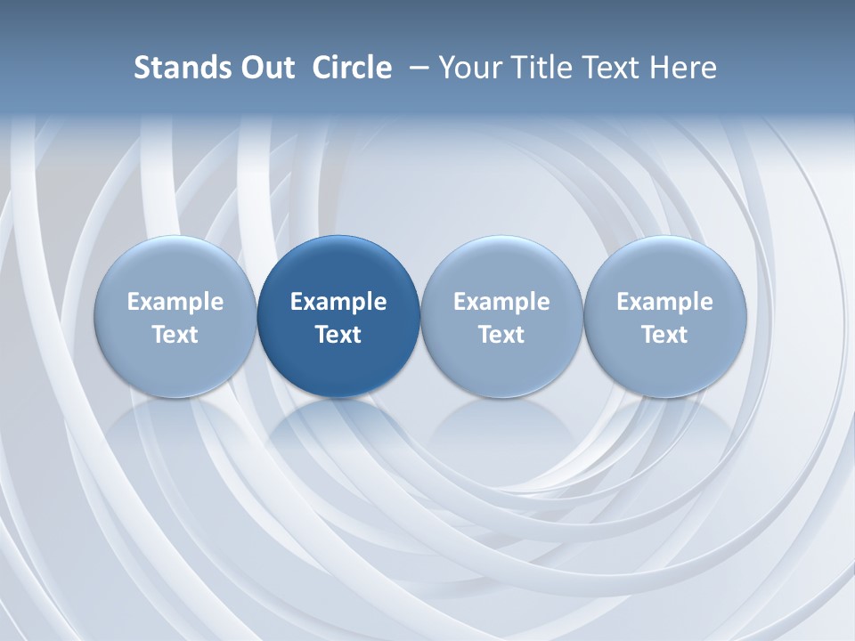 Infinite Form Wave PowerPoint Template