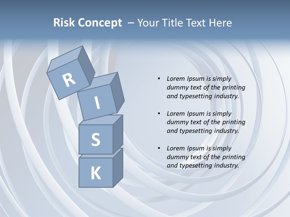Infinite Form Wave PowerPoint Template