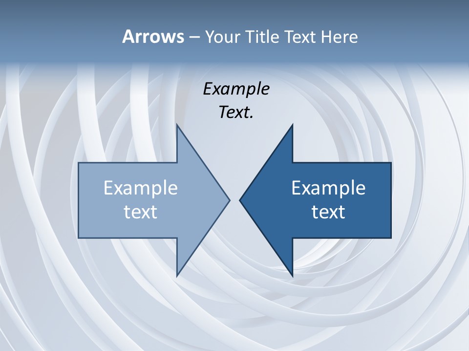 Infinite Form Wave PowerPoint Template