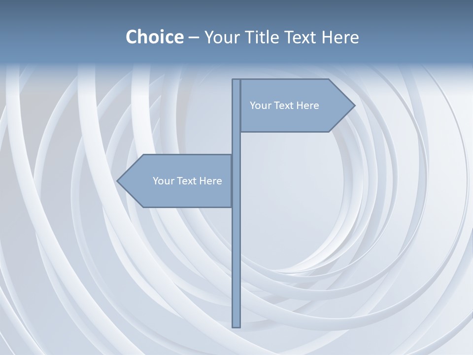 Infinite Form Wave PowerPoint Template