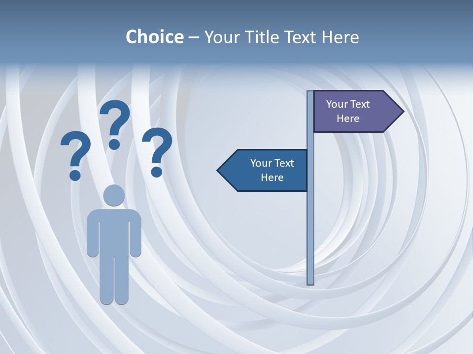 Infinite Form Wave PowerPoint Template