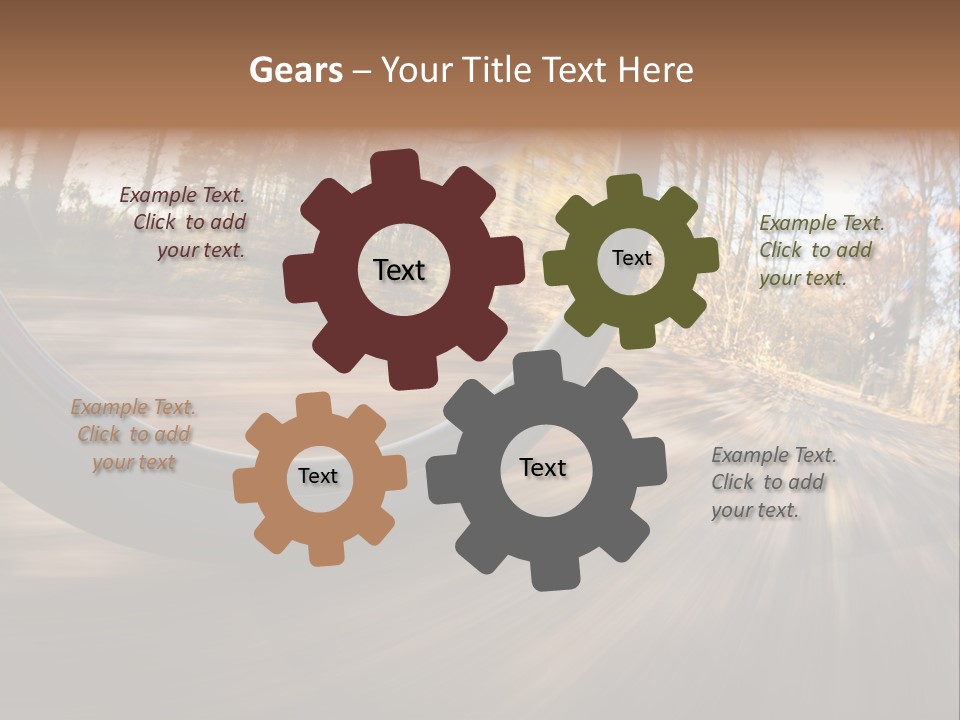 Nature Vibrant Scene PowerPoint Template