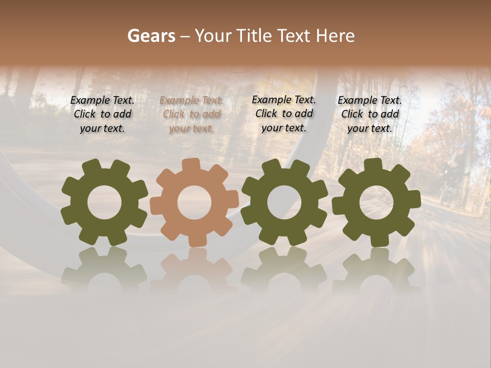 Nature Vibrant Scene PowerPoint Template