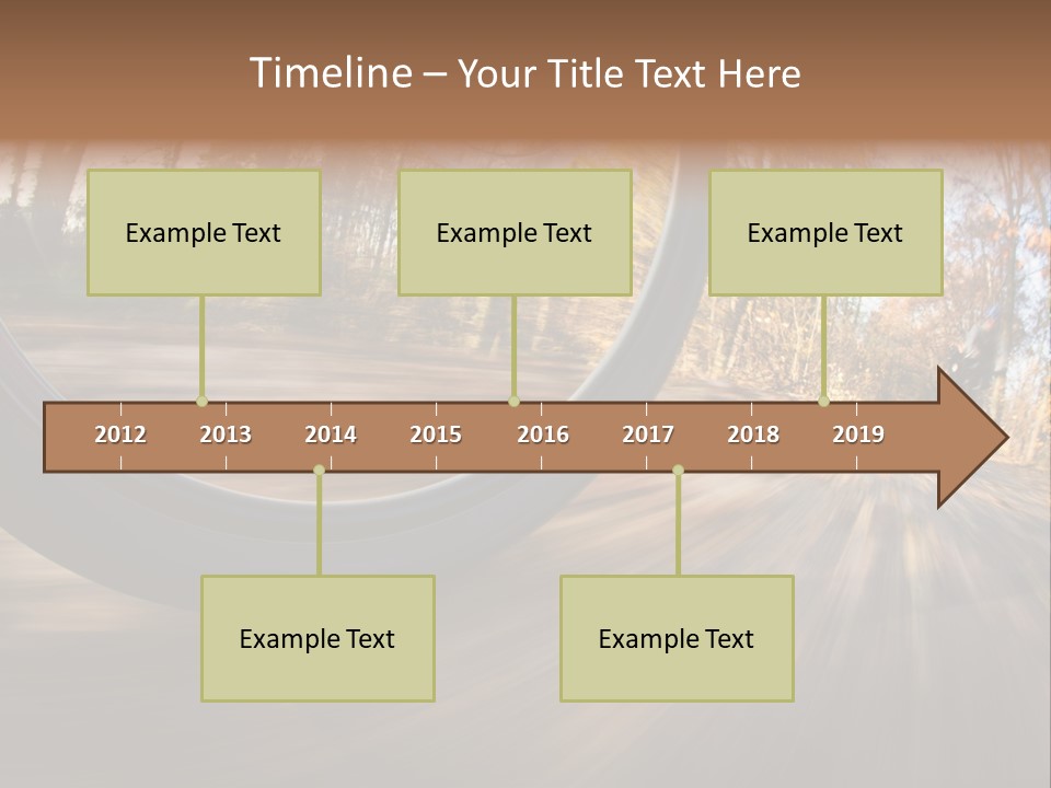 Nature Vibrant Scene PowerPoint Template