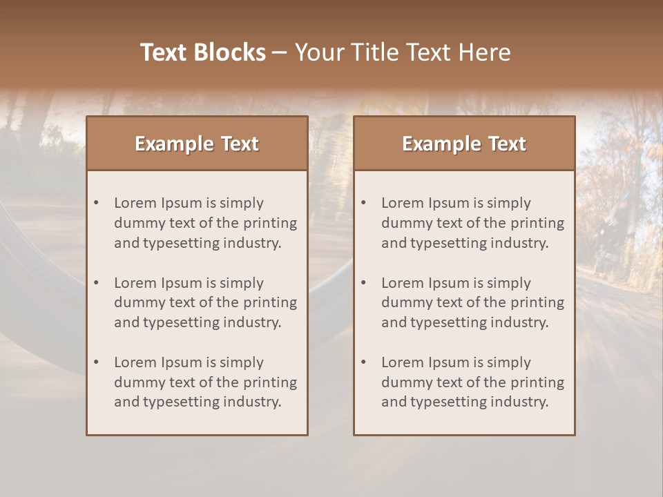 Nature Vibrant Scene PowerPoint Template