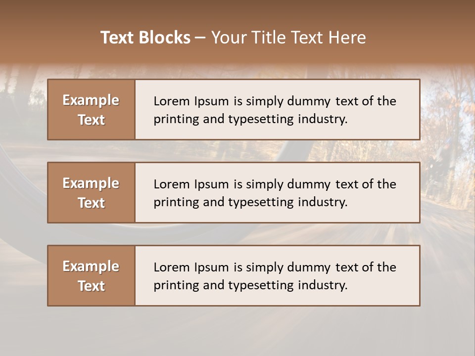 Nature Vibrant Scene PowerPoint Template