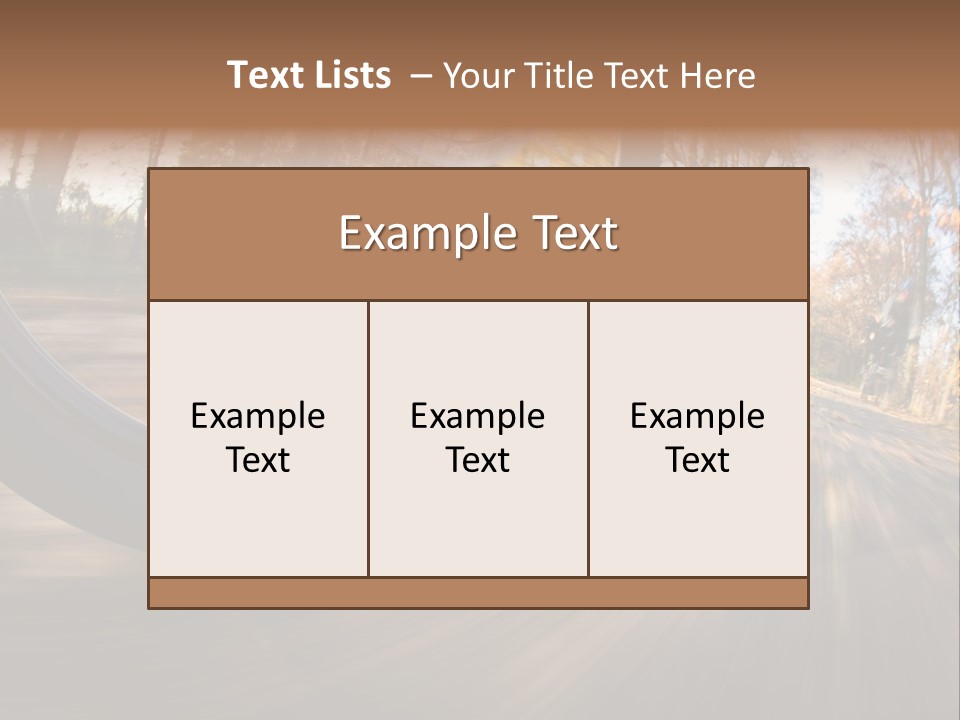 Nature Vibrant Scene PowerPoint Template