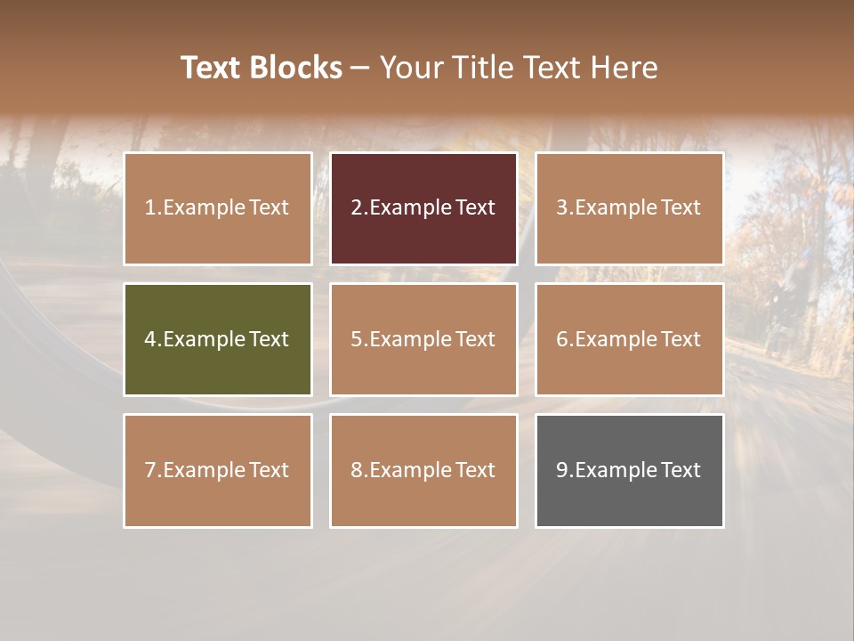 Nature Vibrant Scene PowerPoint Template