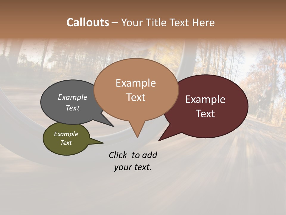 Nature Vibrant Scene PowerPoint Template