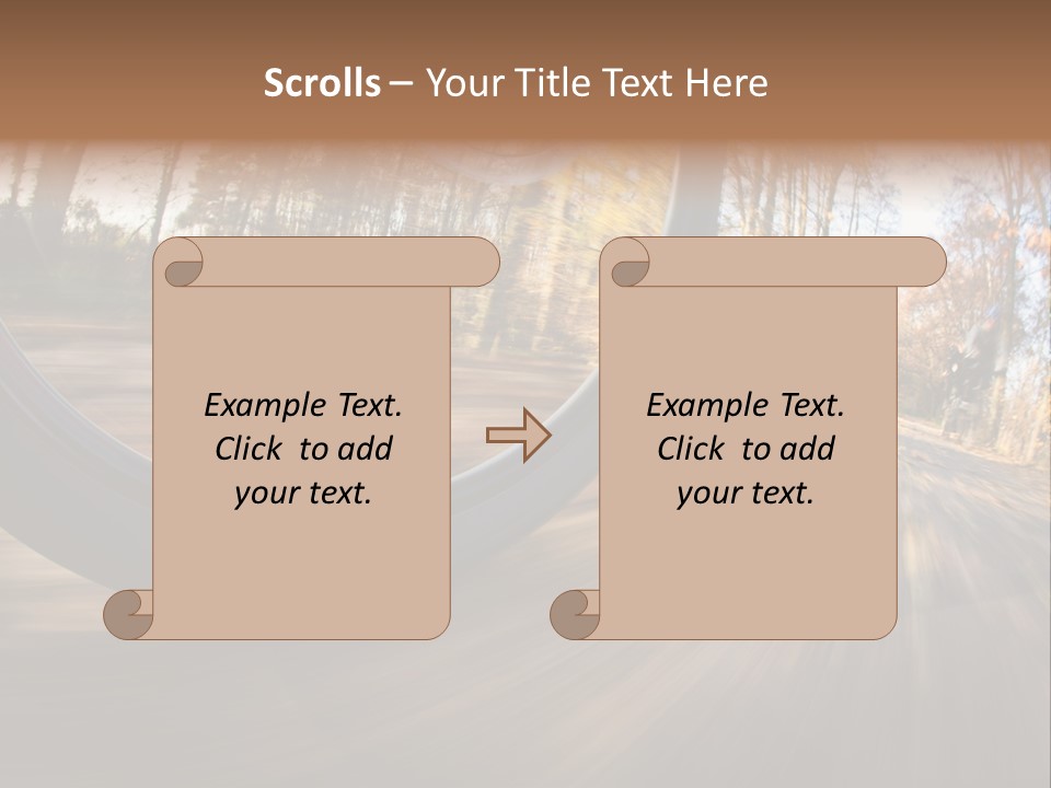 Nature Vibrant Scene PowerPoint Template