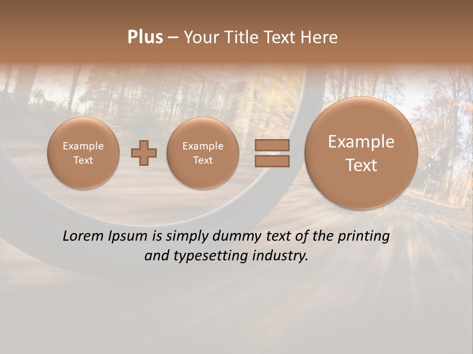 Nature Vibrant Scene PowerPoint Template