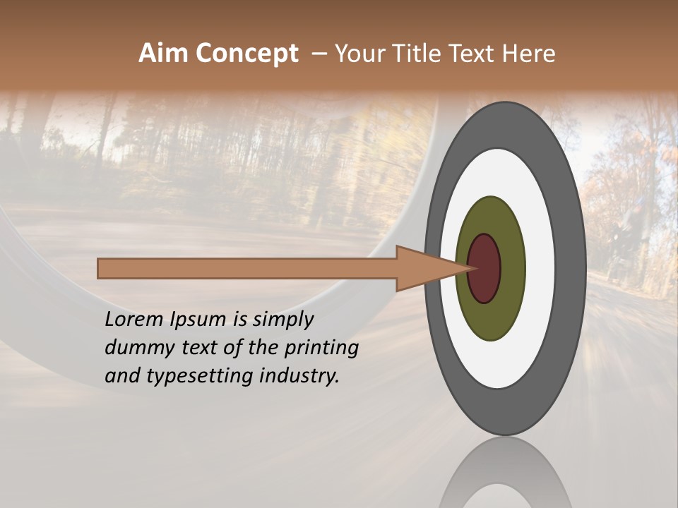 Nature Vibrant Scene PowerPoint Template