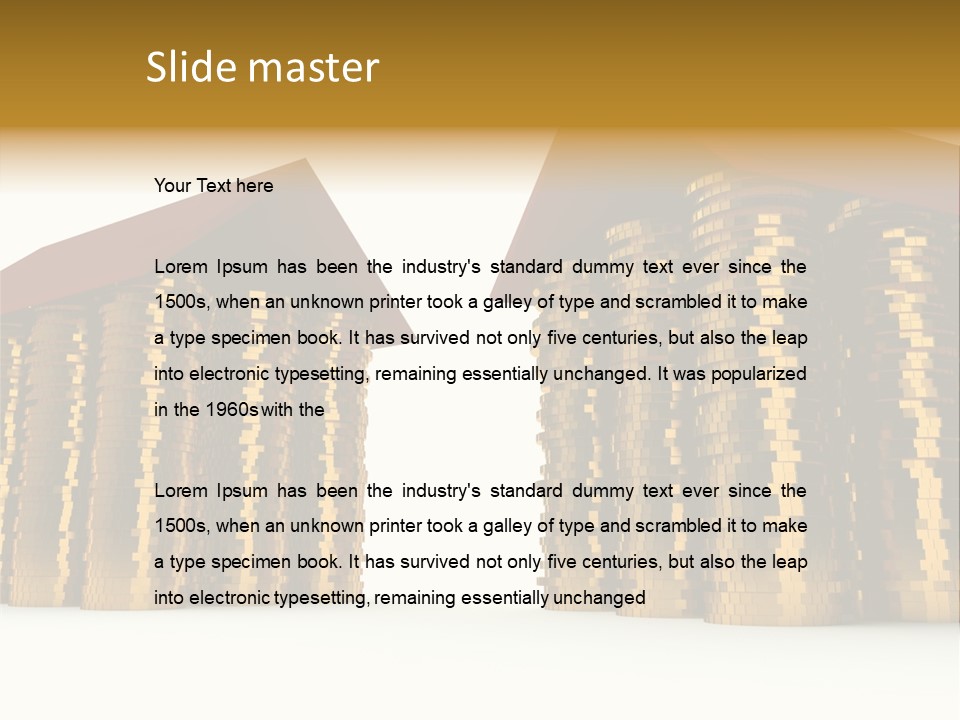 Insurance Real Row PowerPoint Template