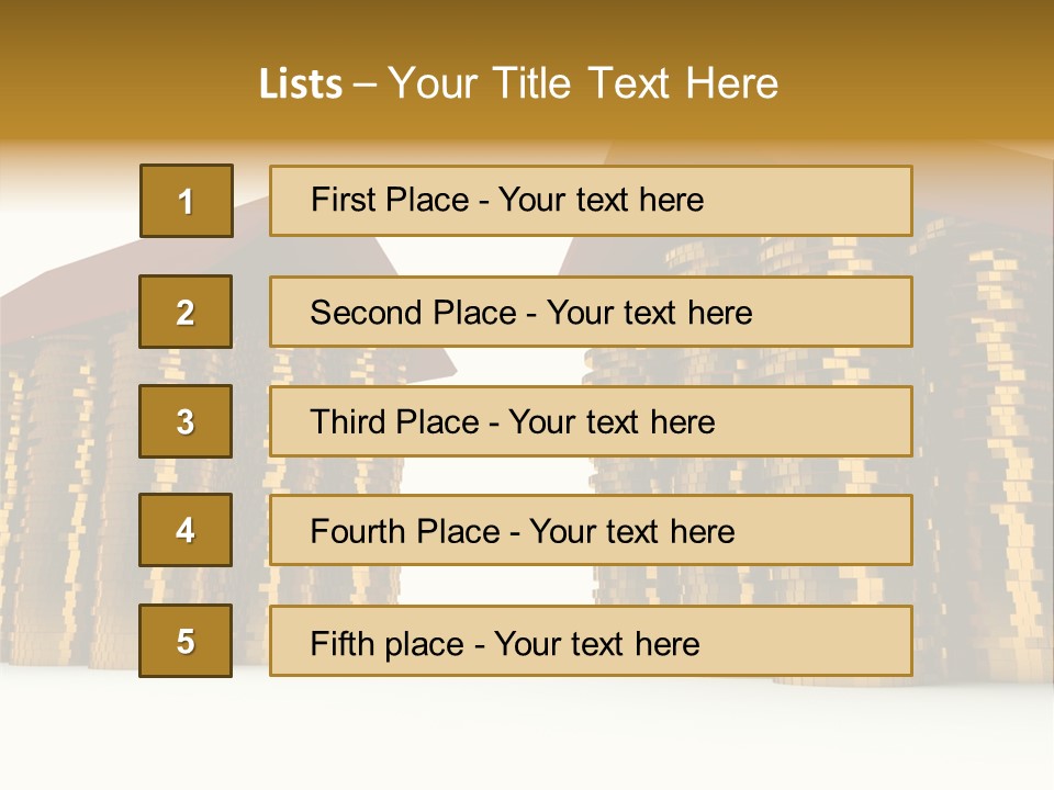 Insurance Real Row PowerPoint Template