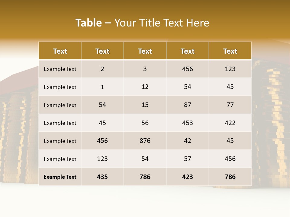 Insurance Real Row PowerPoint Template