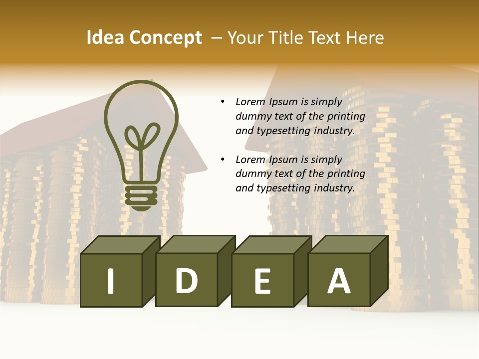 Insurance Real Row PowerPoint Template