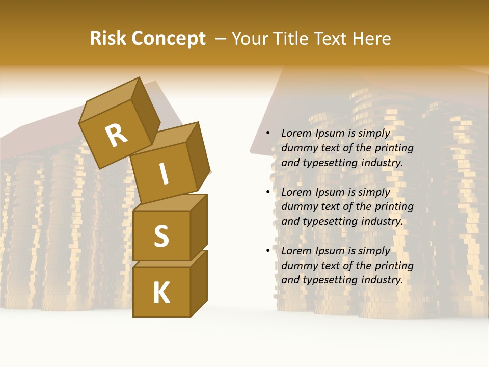 Insurance Real Row PowerPoint Template