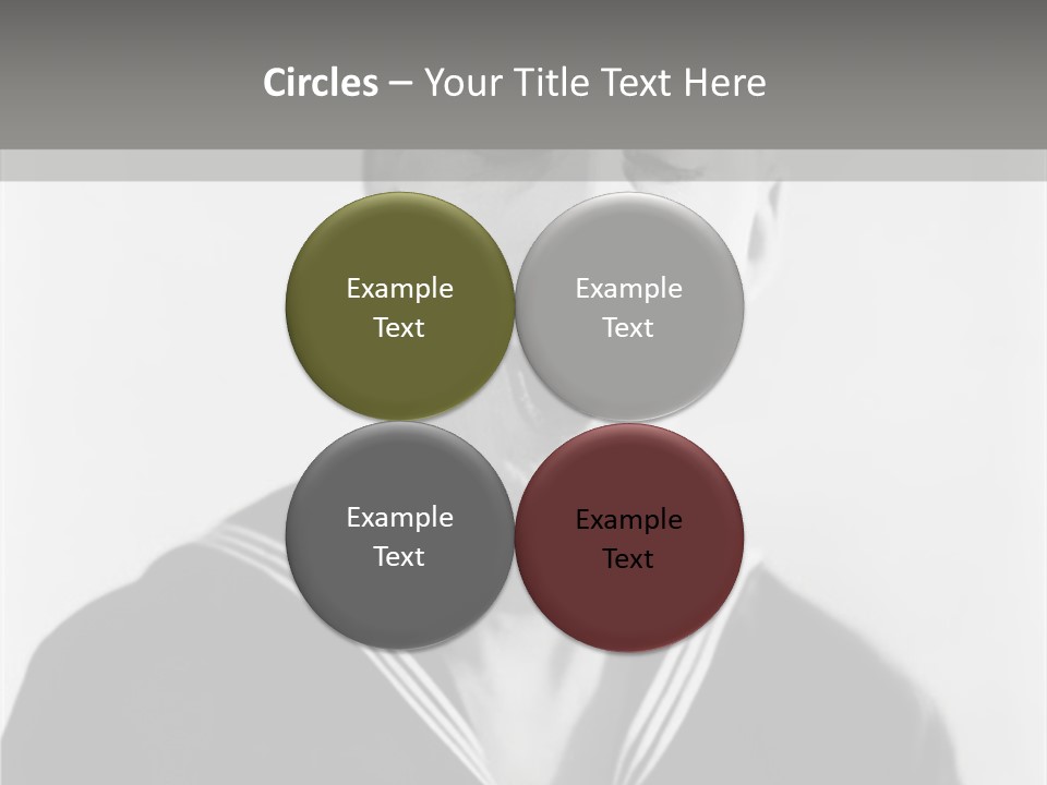 Sailors Cap Eyes Closed Midadult PowerPoint Template