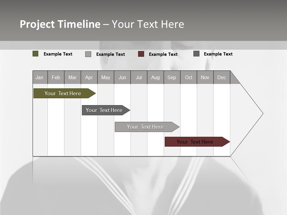 Sailors Cap Eyes Closed Midadult PowerPoint Template