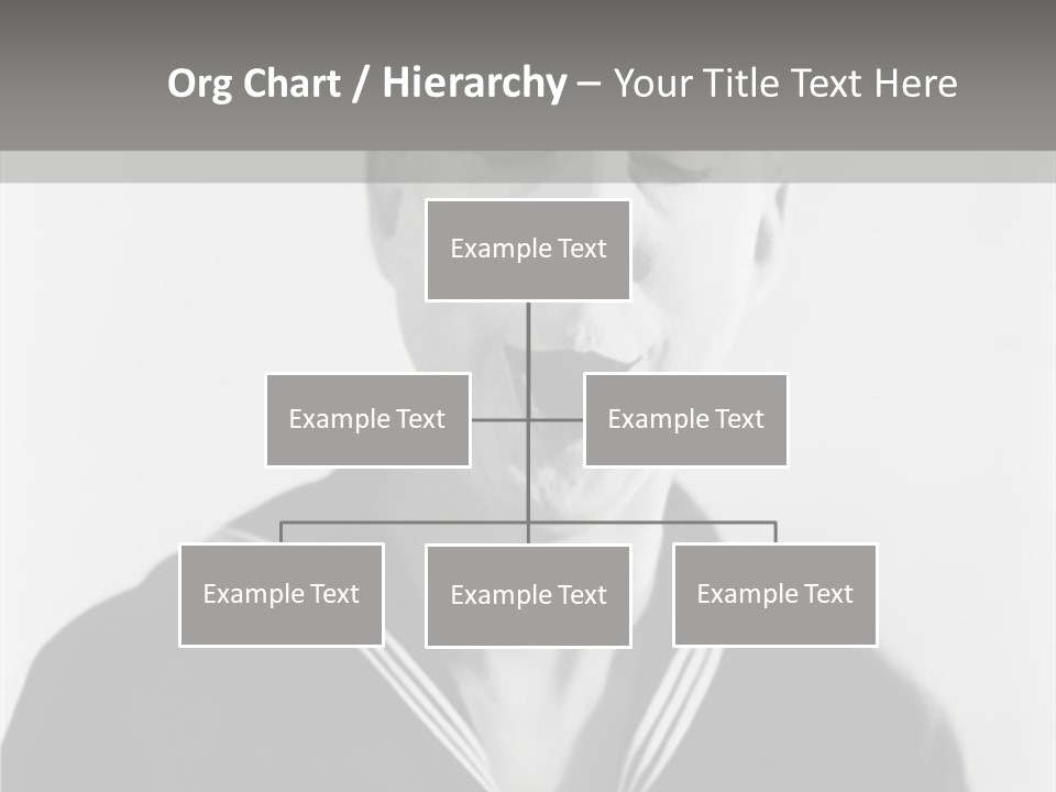 Sailors Cap Eyes Closed Midadult PowerPoint Template