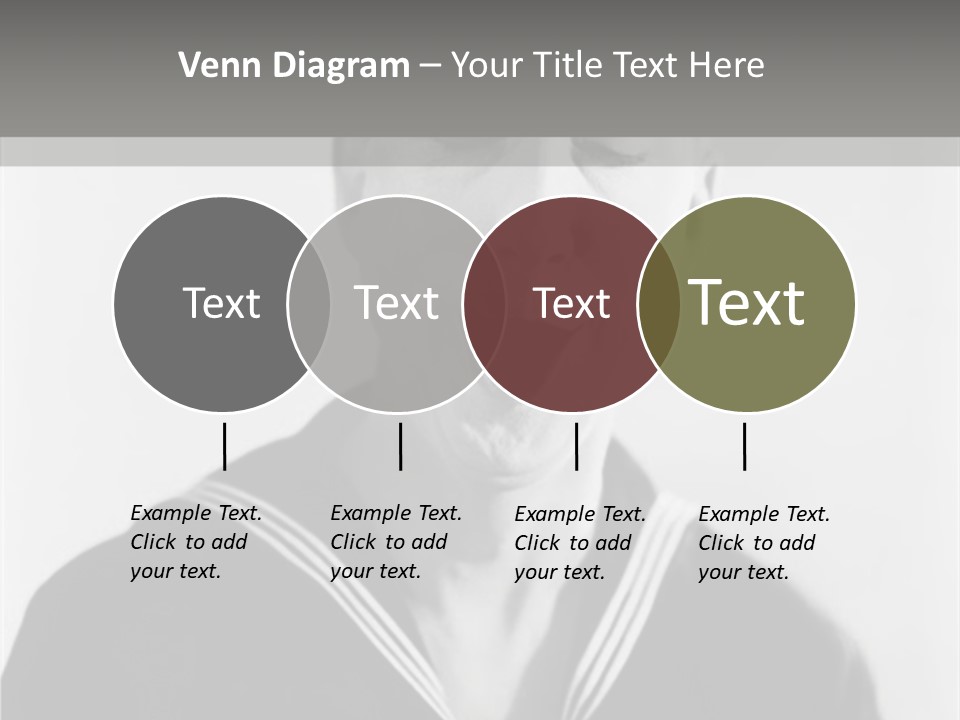 Sailors Cap Eyes Closed Midadult PowerPoint Template