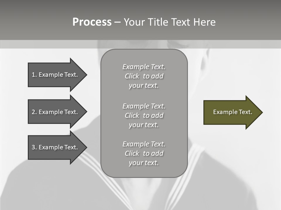 Sailors Cap Eyes Closed Midadult PowerPoint Template